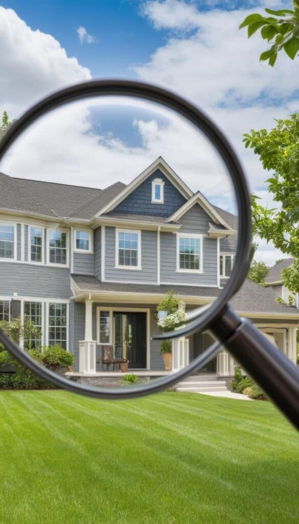 rent magnifying building real estate housing created residential glass house new rental search housing market purchase residential generative home searching purchase ai house
